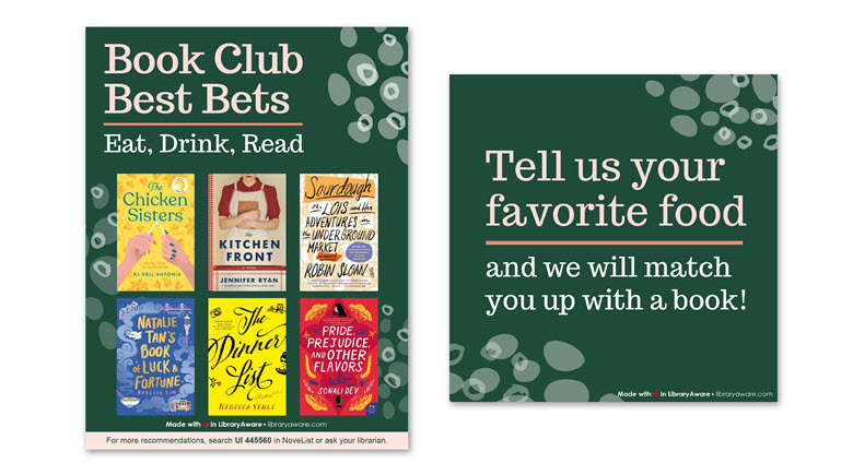 book club flyer widget image    