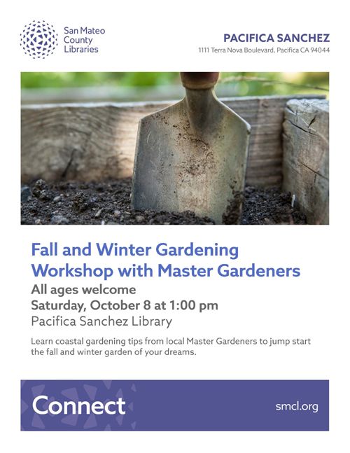 san mateo county libraries garden workshop image   